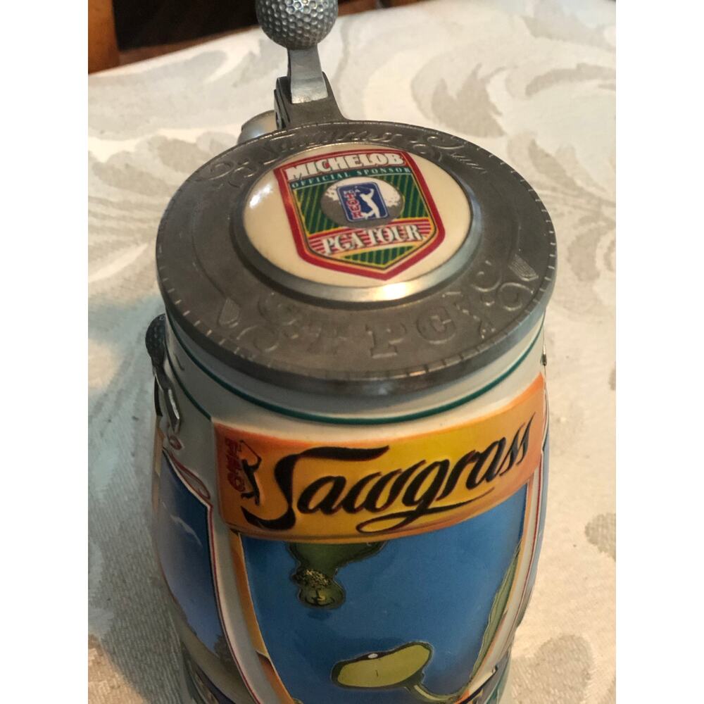 1996 MICHELOB PGA TOUR SERIES "SAWGRASS" STEIN - Picture 8 of 9
